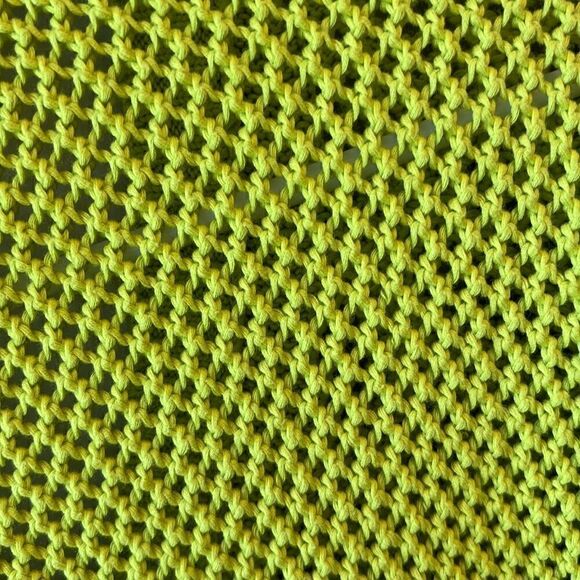 Kokun sweater green and grey medium cotton vneck - Picture 7 of 7